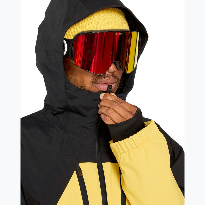 Kurtka snowboardowa męska Volcom Tds 2L Gore-Tex dark yellow 4