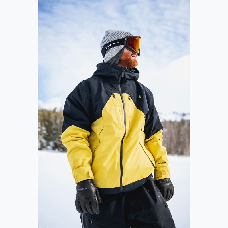 Kurtka snowboardowa męska Volcom Tds 2L Gore-Tex dark yellow 14