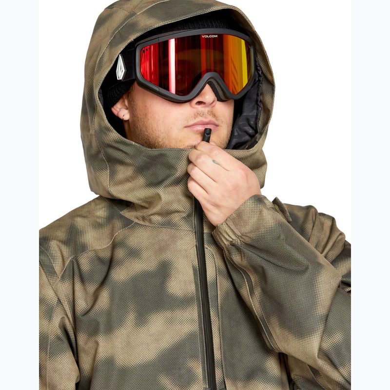 Kurtka snowboardowa męska  Volcom Brighton Pullover camouflage 4