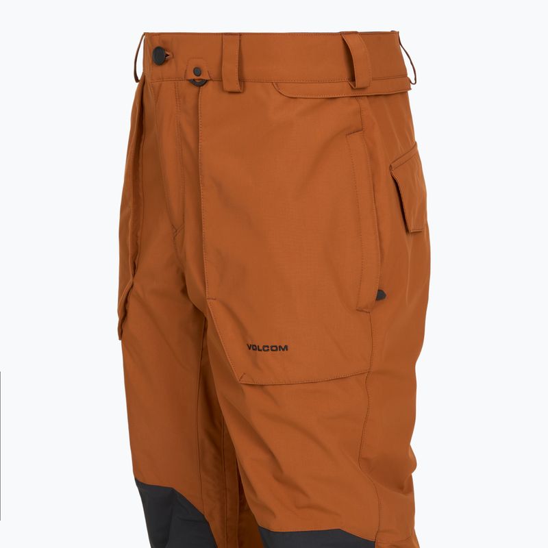 Spodnie snowboardowe męskie Volcom Roan caramel 9