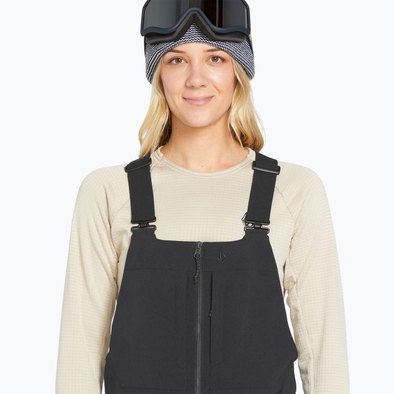 Spodnie snowboardowe damskie Volcom Swift Bib Overall black 5