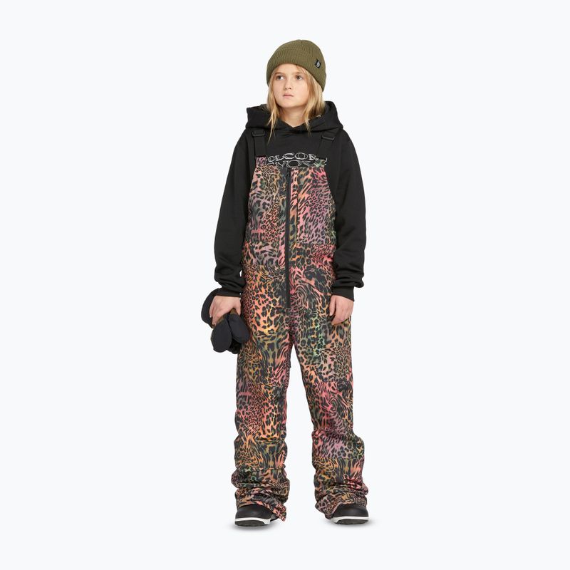 Spodnie snowboardowe dziecięce Volcom Barkley Ins Bib Overall acid