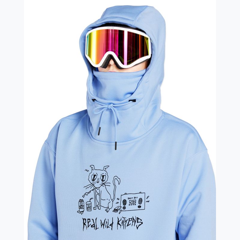 Bluza snowboardowa damska Volcom Riding Hydro P/O crystal blue 4