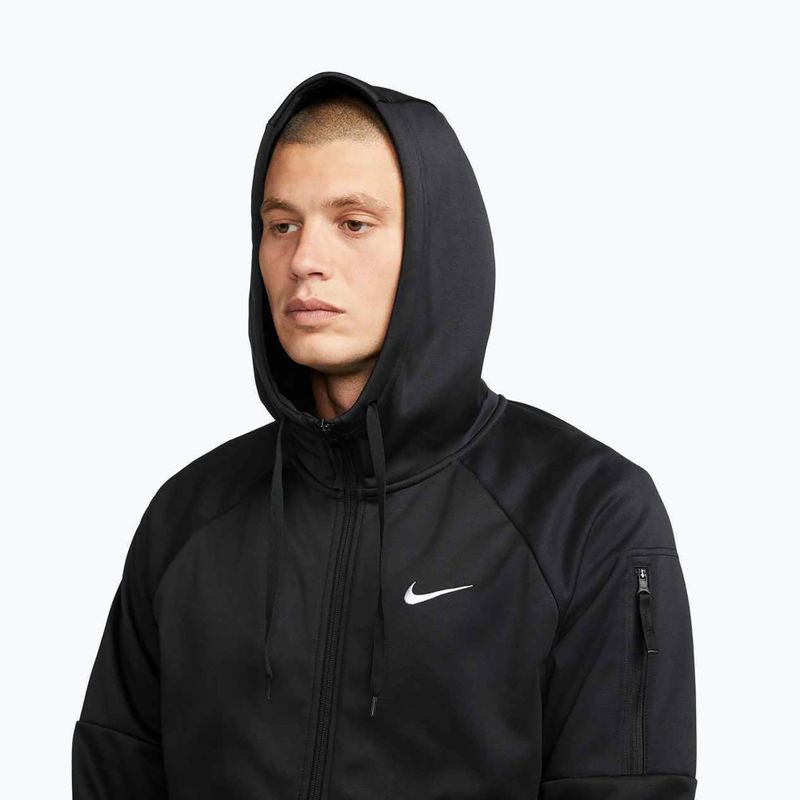 Bluza treningowa męska Nike Therma Fit Full-Zip black/black/white 4
