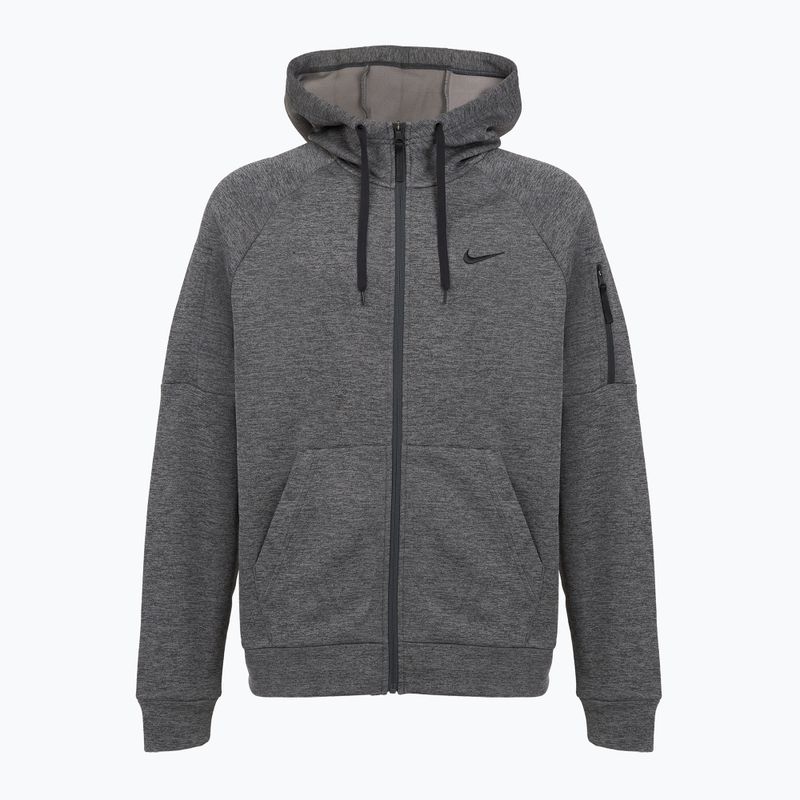Bluza treningowa męska Nike Therma Fit Full-Zip charcoal heathr/dark smoke grey/black 8