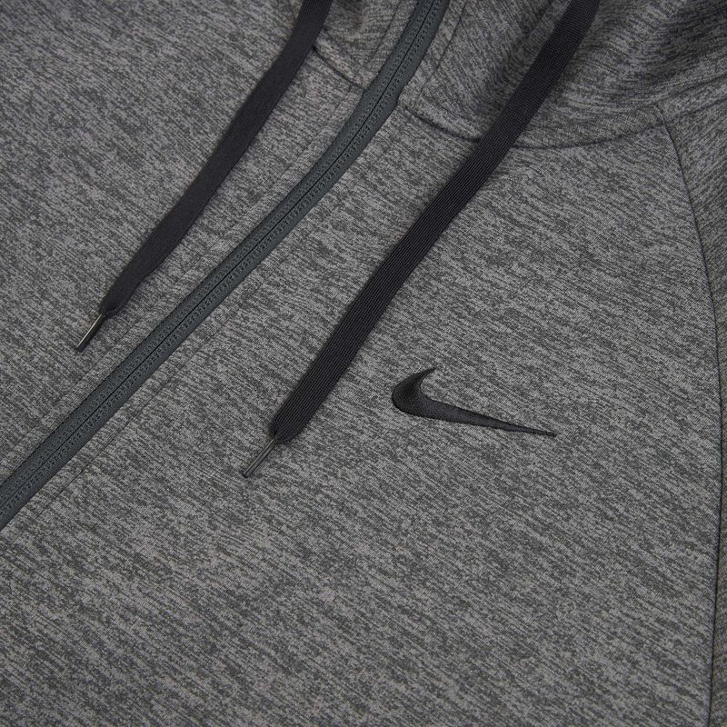 Bluza treningowa męska Nike Therma Fit Full-Zip charcoal heathr/dark smoke grey/black 10