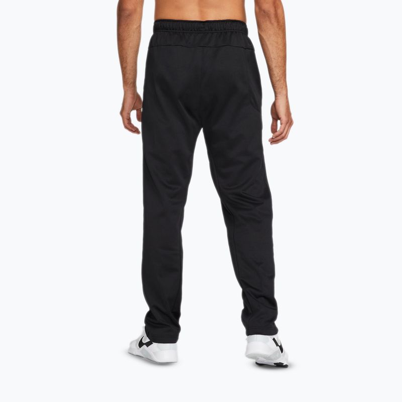 Spodnie treningowe męskie Nike Therma-FIT Open Hem black/black/white 3