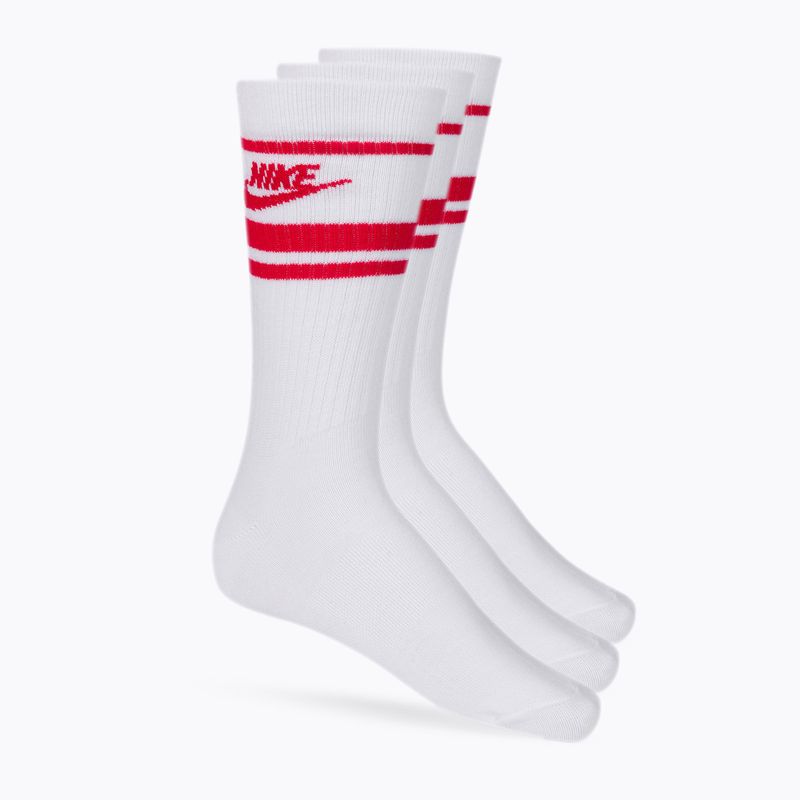 Skarpety Nike Sportswear Everyday Essential 3 pary white/university red