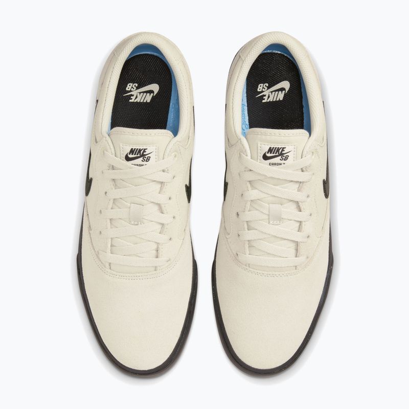 Buty męskie Nike SB Chron 2 light bone/light bone/black/black 4