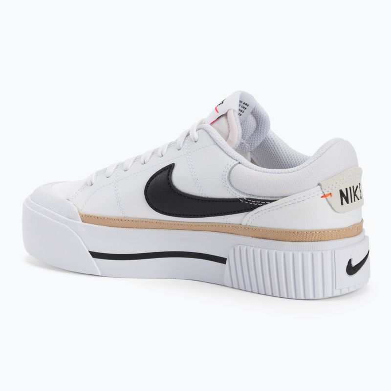 Buty damskie Nike Court Legacy Lift white/hemp/team orange/black 4