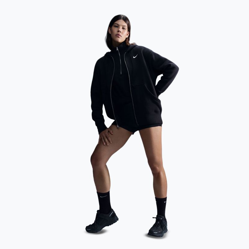 Bluza damska Nike Sportswear Phoenix Fleece black/sail 2