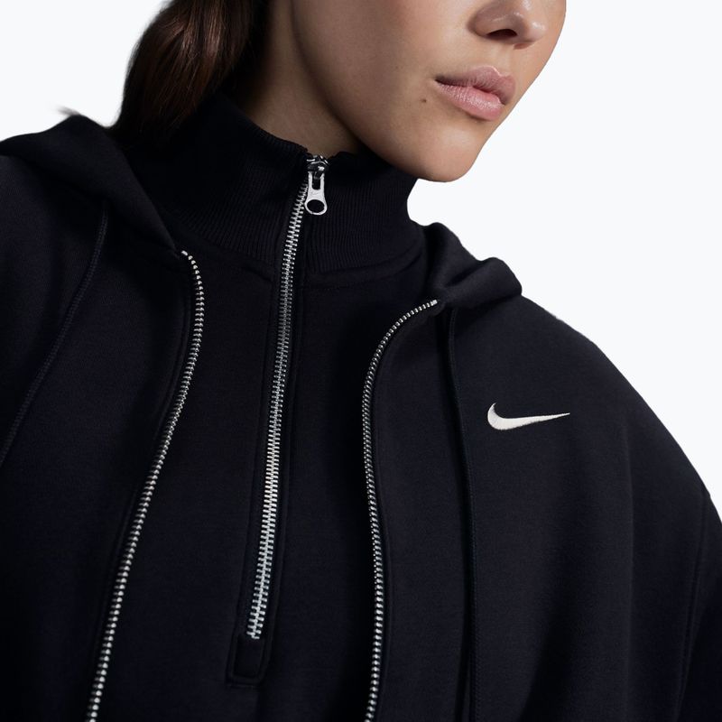 Bluza damska Nike Sportswear Phoenix Fleece black/sail 5