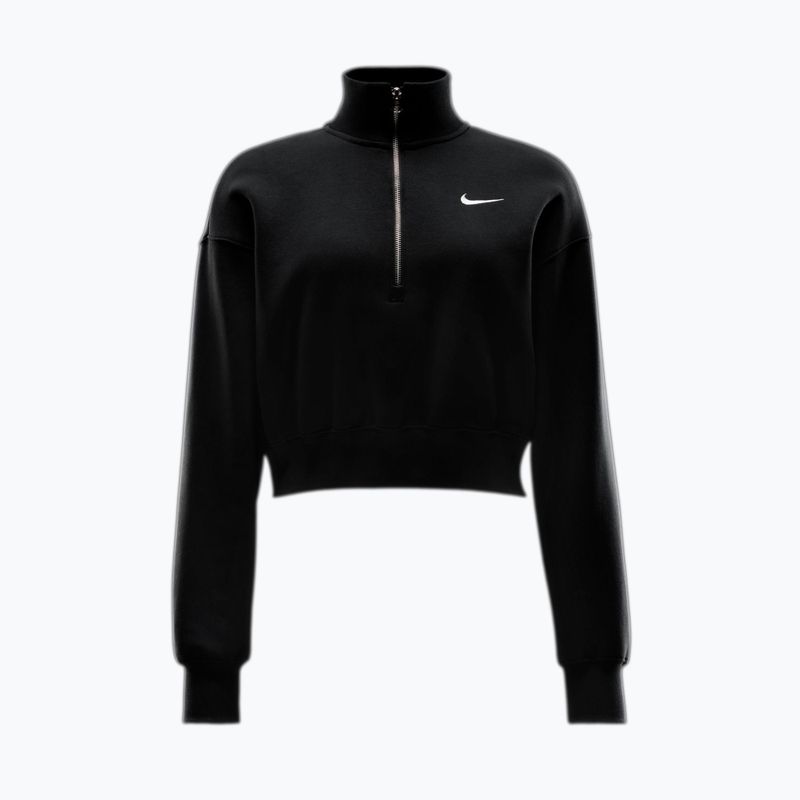 Bluza damska Nike Sportswear Phoenix Fleece 1/2 Zip Cropped black/sail 3