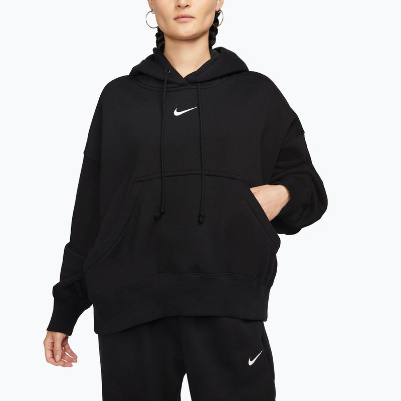 Bluza damska Nike Sportswear Phoenix Fleece Oversized black/sail 4