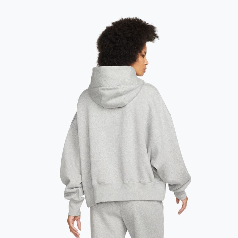 Bluza damska Nike Sportswear Phoenix Fleece Oversized dark grey heather/sail 3