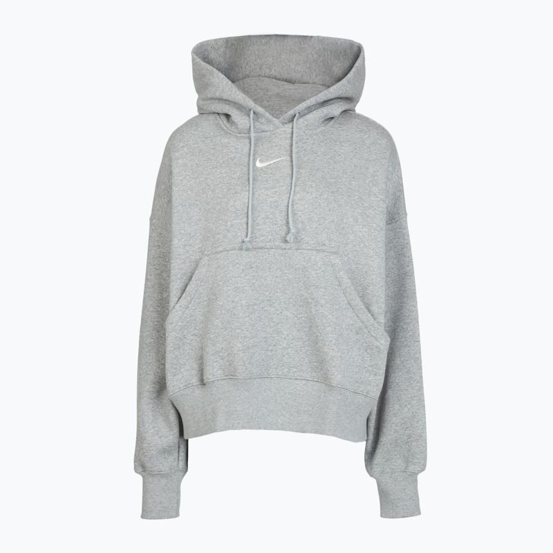 Bluza damska Nike Sportswear Phoenix Fleece Oversized dark grey heather/sail 9