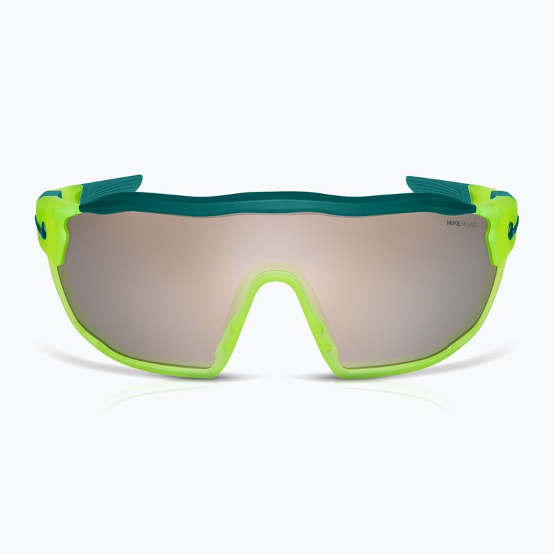 Okulary przeciwsłoneczne Nike Show X Rush matte volt/chrome mirror 2