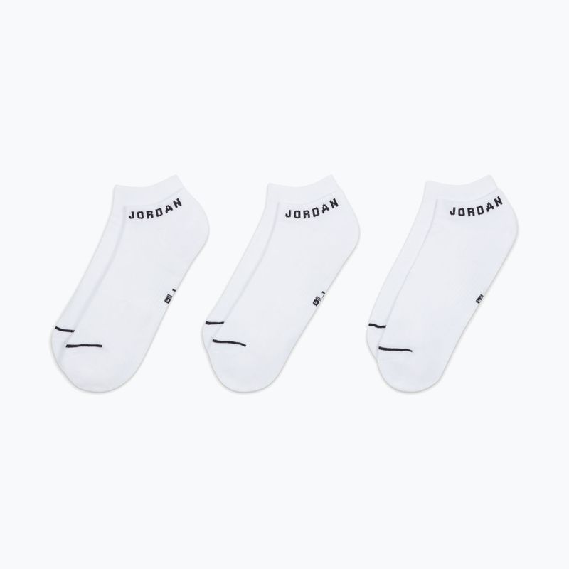 Skarpety  Jordan Everyday No-Show 3 pary white/black 2
