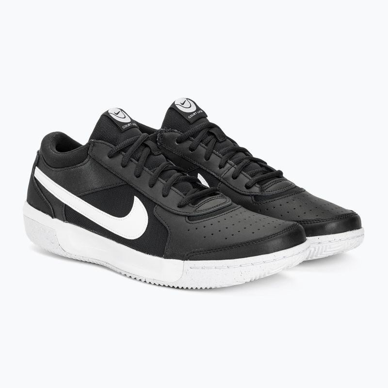 Buty do tenisa męskie Nike Air Zoom Court Lite 3 black/white 4