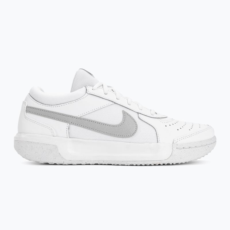 Buty do tenisa damskie Nike Air Zoom Court Lite 3 white/metallic silver 2