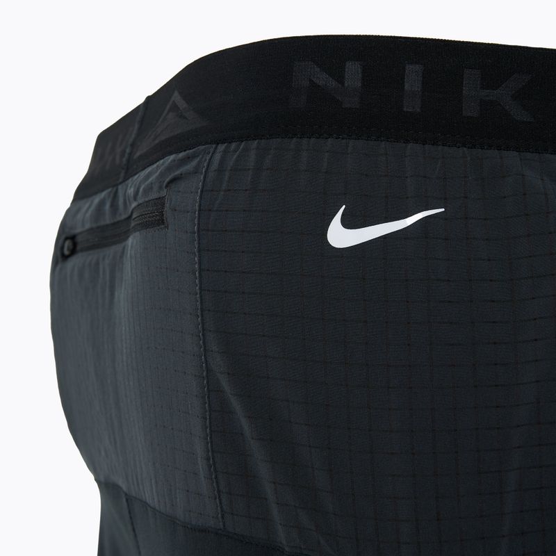 Spodenki do biegania męskie Nike Trial Second Sunrise Dri-Fit black/dark smoke grey/white 3