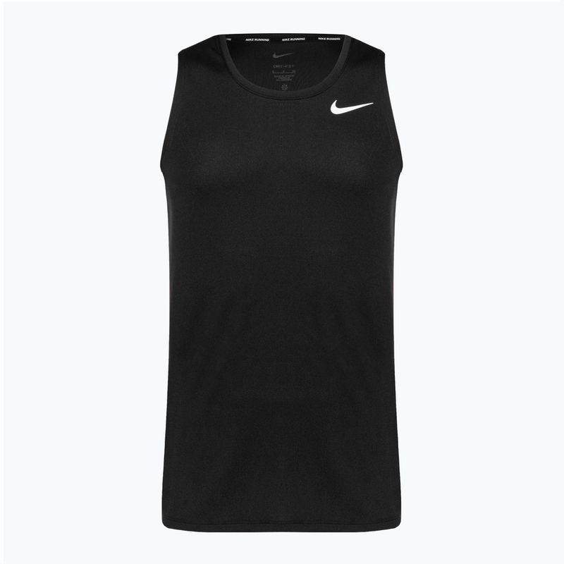 Tank top do biegania męski Nike Dri-Fit Miler black