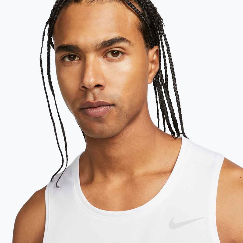 Koszulka do biegania męska Nike Dri-Fit Miler white 4