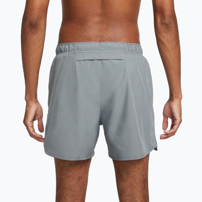 Spodenki męskie Nike Dri-Fit Challenger 7" Brief-Lined smoke grey/smoke grey/black 4