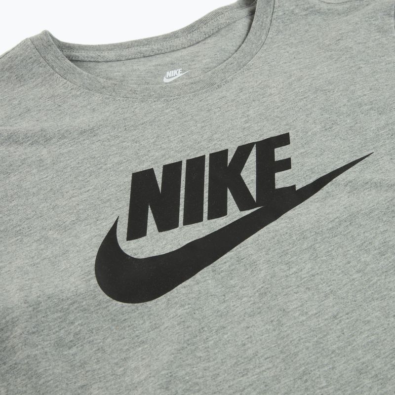 Koszulka damska Nike Sportswear Club Essentials Logo dark grey heather/black 7
