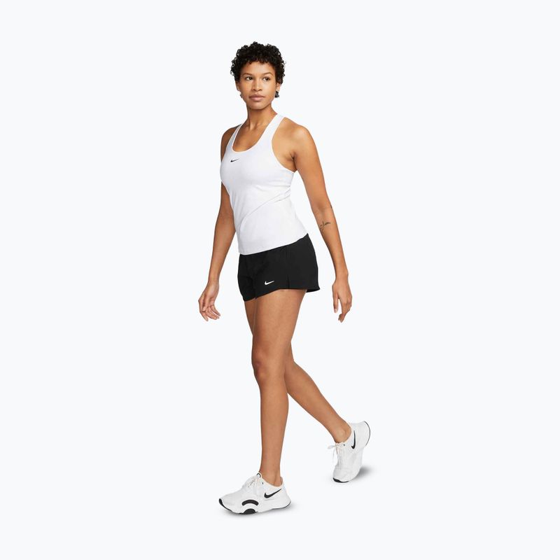 Koszulka damska Nike Swoosh Medium Support Bra white/stone mauve/black 2