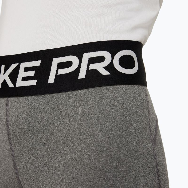 Spodenki dziecięce Nike Pro Dri-Fit 5" carbon heather/white 5