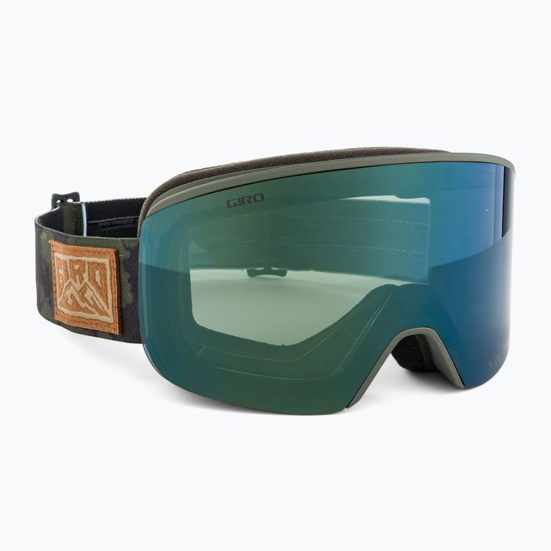 Gogle narciarskie Giro Axis trail green cloud dust/envy/infrared 2