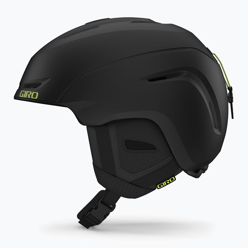 Kask narciarski Giro Neo matte black/ano green 2