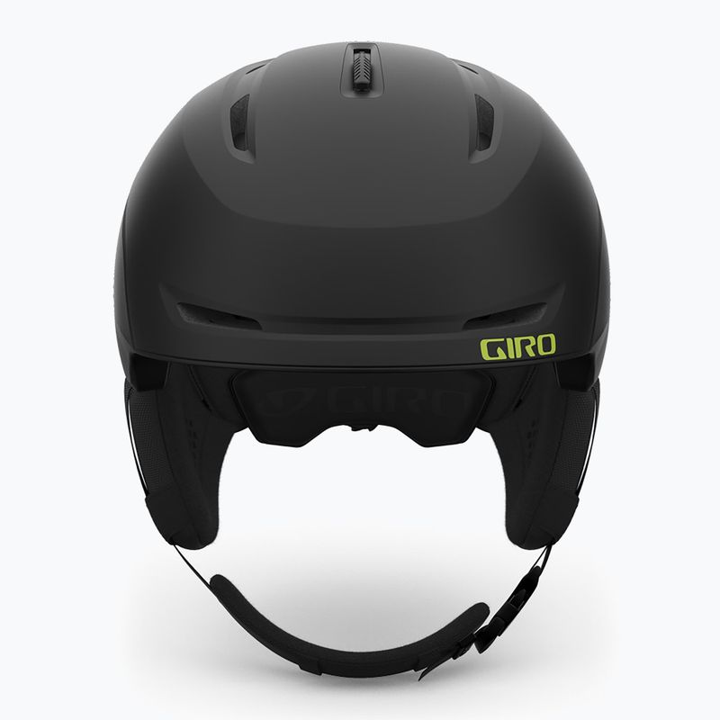 Kask narciarski Giro Neo matte black/ano green 3
