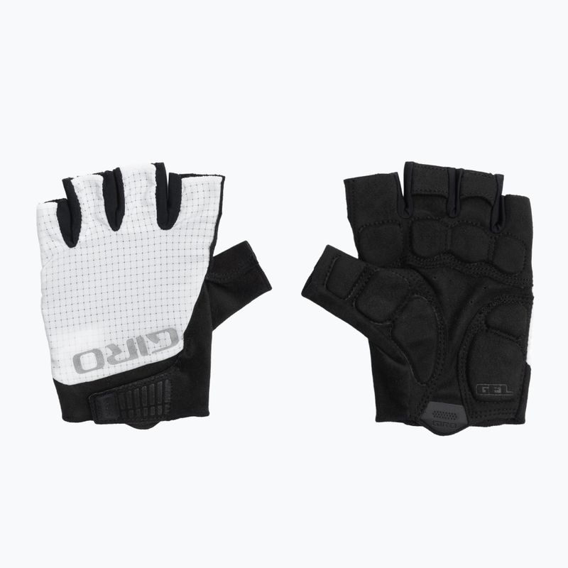 Rękawiczki rowerowe męskie Giro Bravo Gel II white