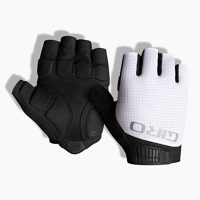 Rękawiczki rowerowe męskie Giro Bravo Gel II white