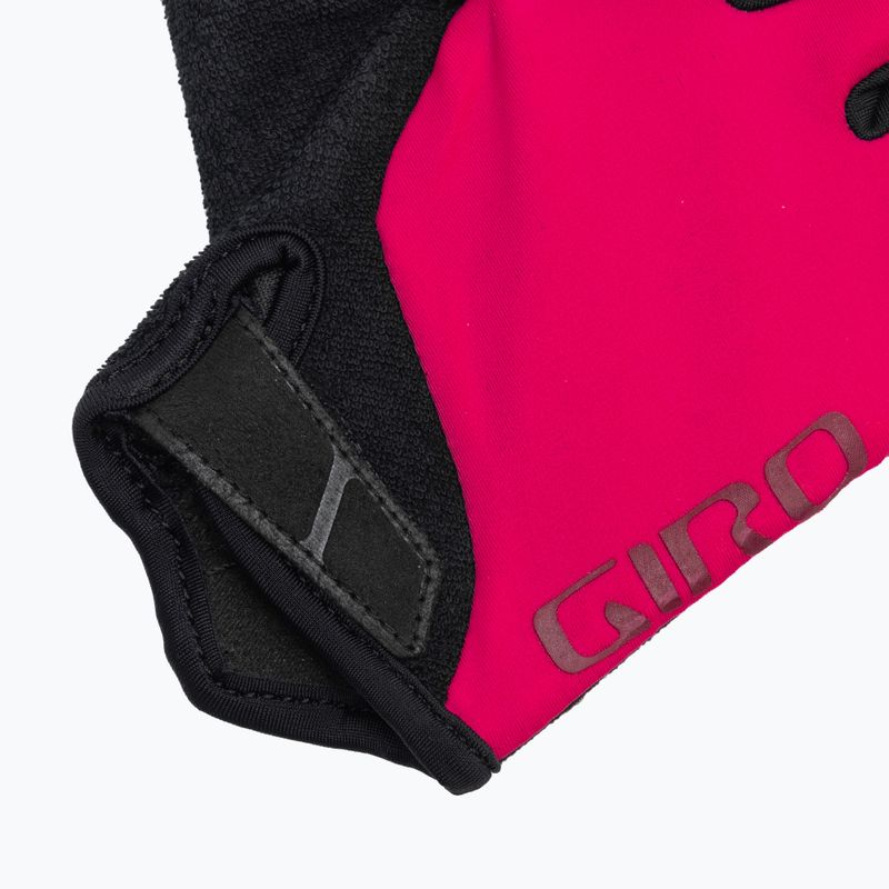 Rękawiczki rowerowe damskie Giro Jag'ette raspberry/dark cherry 4