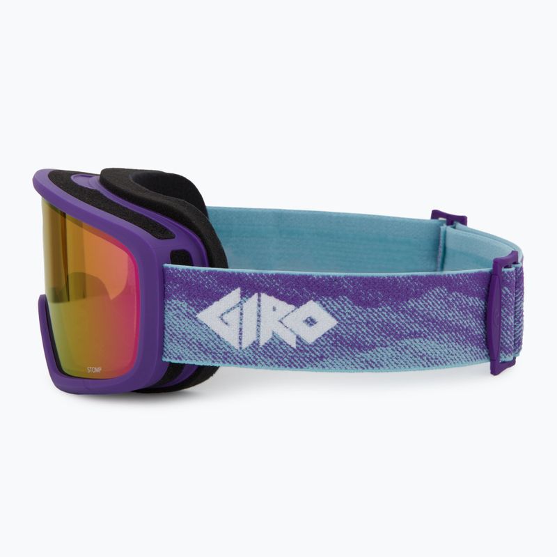 Gogle narciarskie dziecięce Giro Stomp purple linticular/amber pink 4