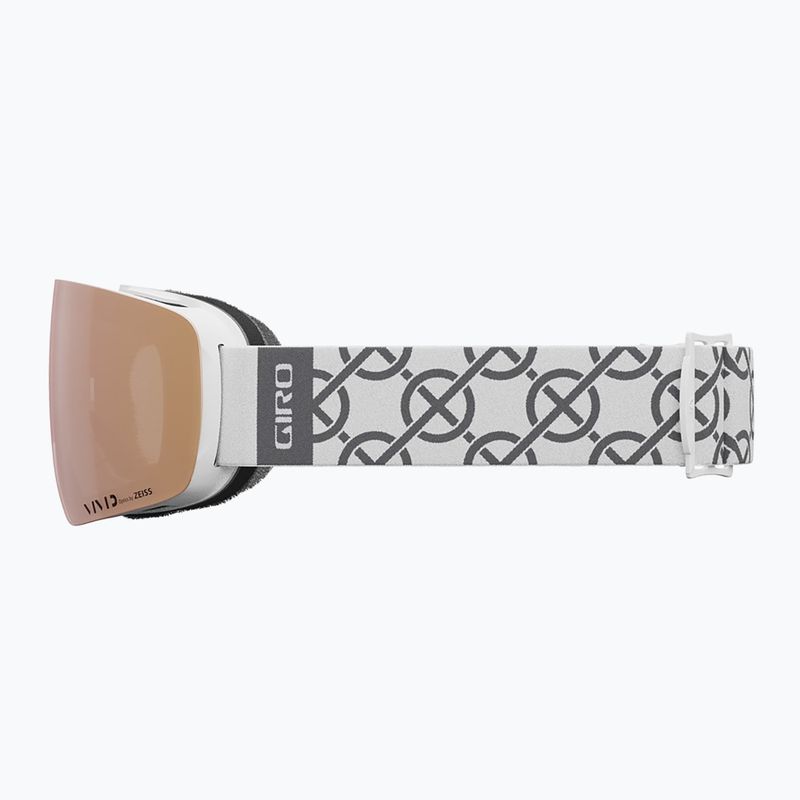Gogle narciarskie damskie Giro Contour RS white monogram/ rose gold/infrared 3