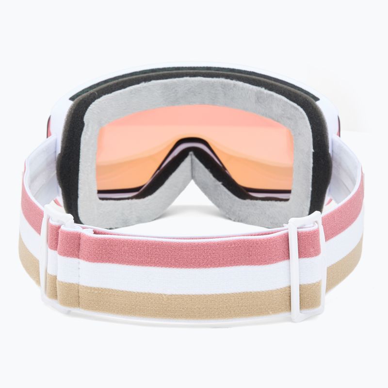 Gogle narciarskie damskie Giro Ella white lx stripe/pink/infrared 3