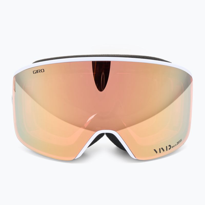 Gogle narciarskie damskie Giro Ella white lx stripe/rose gold/infrared 3