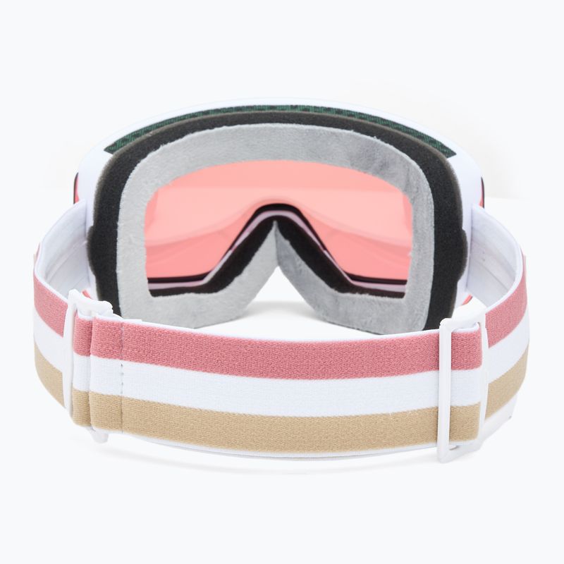 Gogle narciarskie damskie Giro Ella white lx stripe/rose gold/infrared 4