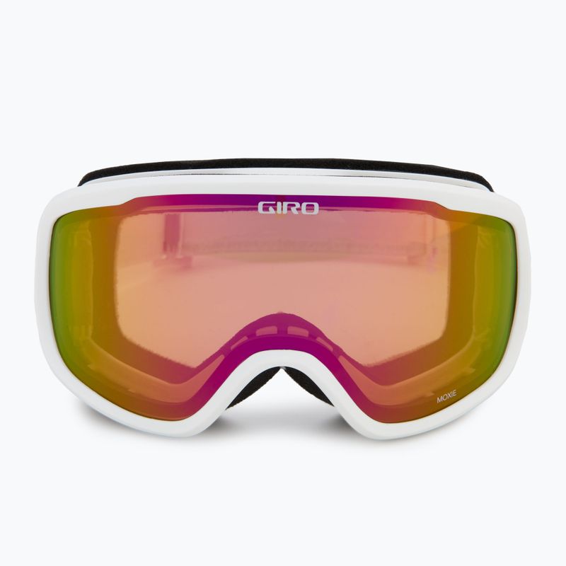 Gogle narciarskie damskie Giro Moxie white & grey chute/ amber pink/yellow 3