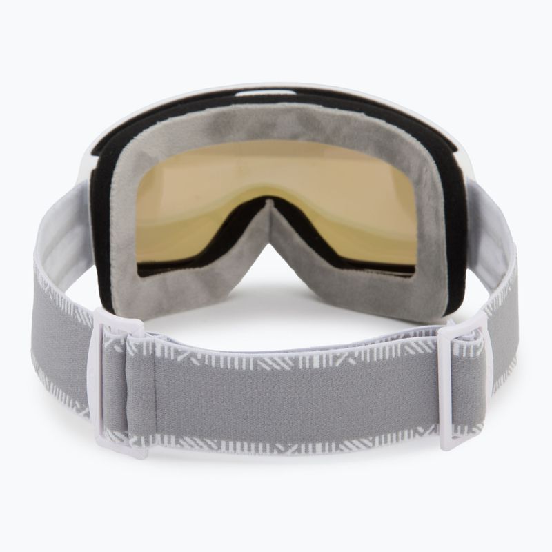 Gogle narciarskie damskie Giro Moxie white & grey chute/ amber pink/yellow 4