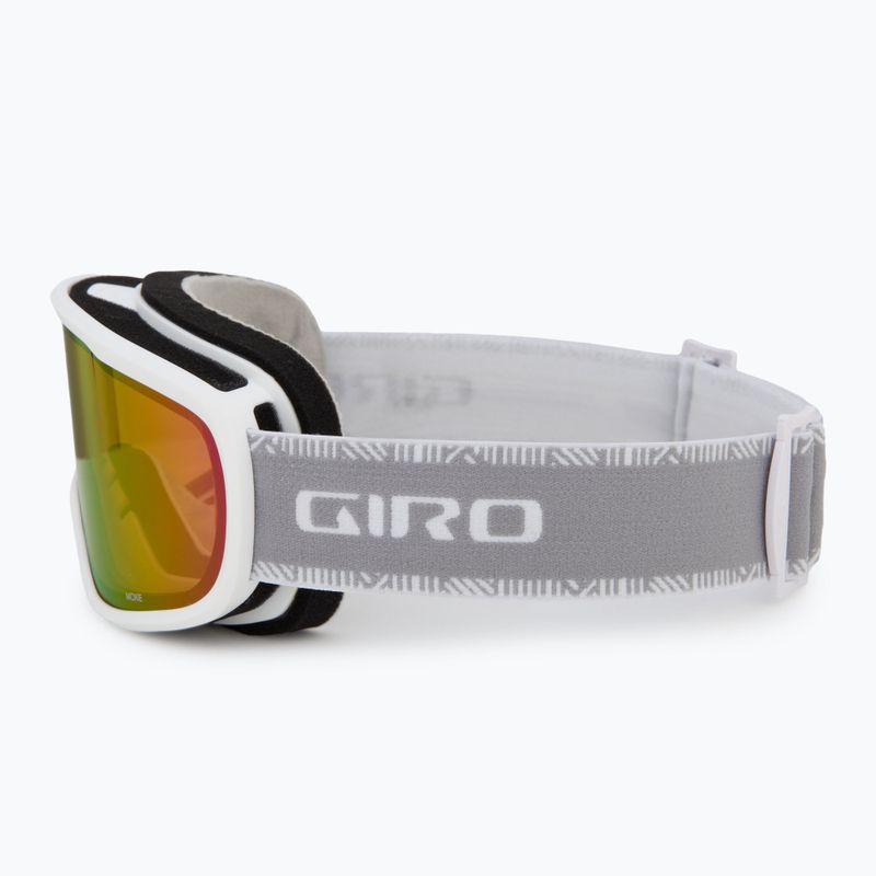 Gogle narciarskie damskie Giro Moxie white & grey chute/ amber pink/yellow 5