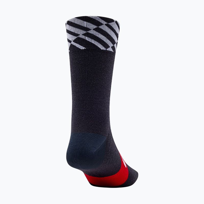Skarpety Giro Seasonal Merino red/white/charcoal 2