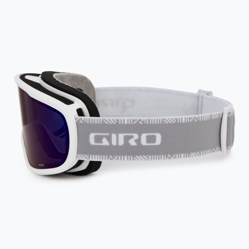 Gogle narciarskie damskie Giro Moxie white & grey chute/ cobalt/yellow 5