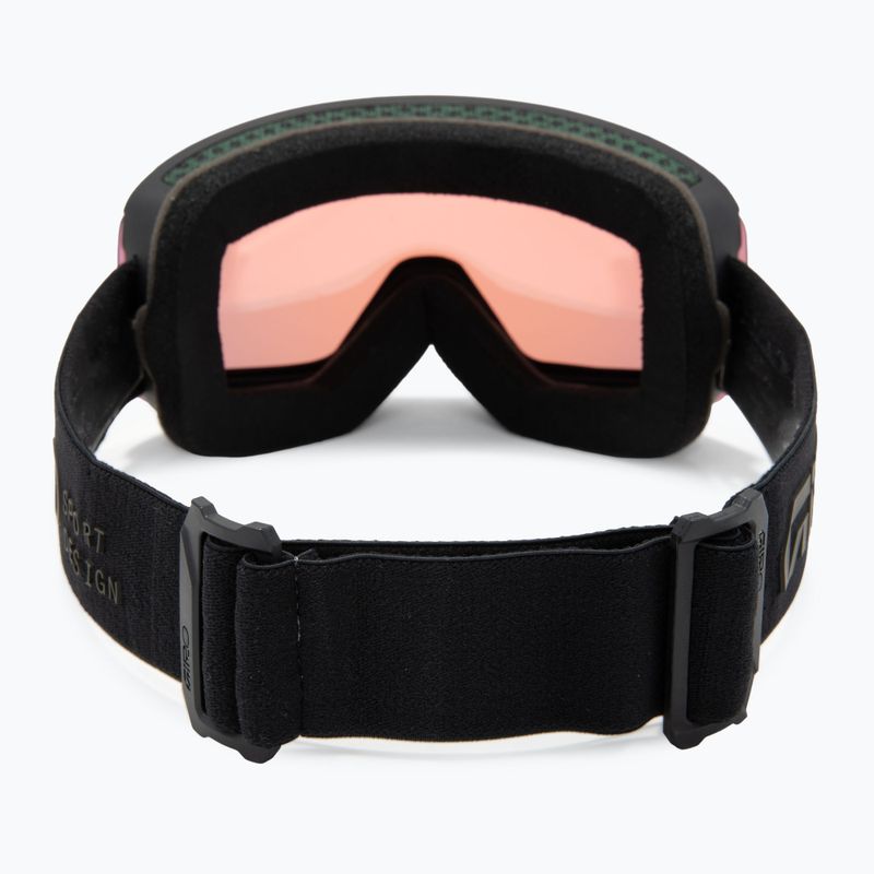 Gogle narciarskie Giro Axis black stacked/vivid ember/vivid infrared 4