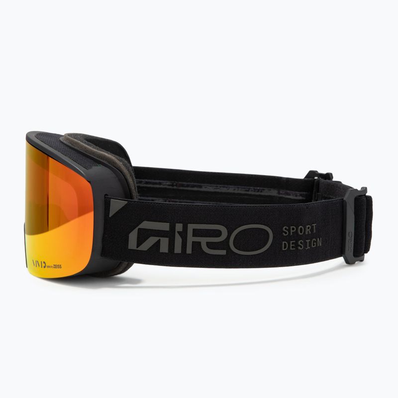 Gogle narciarskie Giro Axis black stacked/vivid ember/vivid infrared 5