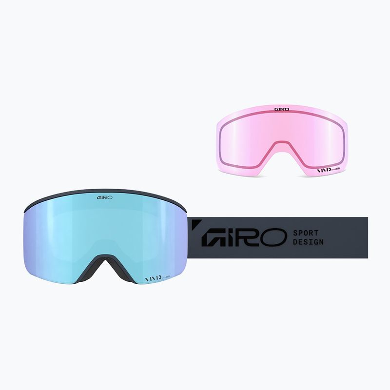 Gogle narciarskie Giro Axis indigo stacked/vivid royal/vivid infrared 7